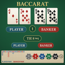 Neon54 - Baccarat Table Game - Online Casino